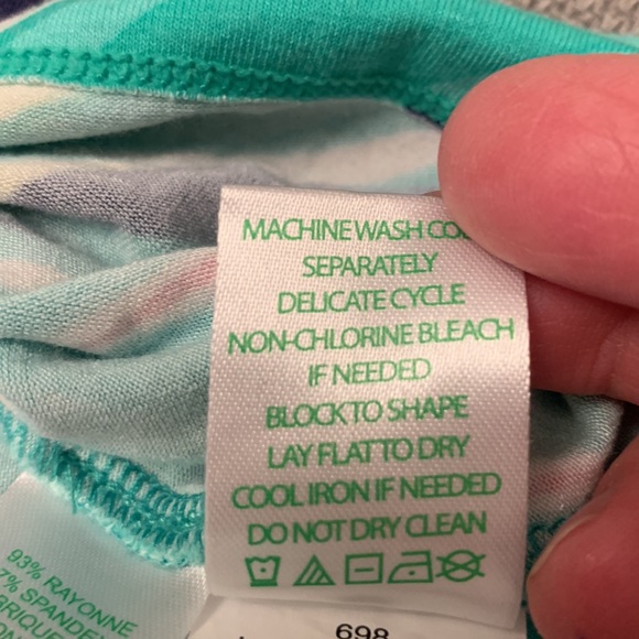 Lilly Pulitzer Tiger Palm Tropical Palm Tree Pattern Dress Tee Shirt Dress - Picture 8 of 13